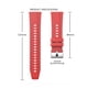 thumbnail image 3 of 22MM Color Silicone Sports Watch Band - Durable, Cómodo, para Estilos de Vida Activos, 3 of 4
