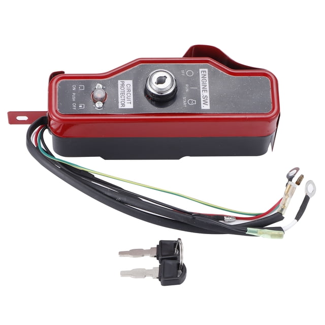 Sonew Gasoline Generator Parts,Ignition Key Switch Box,Ignition Switch Box with Keys Gasoline Generator Accessory for 188F/GX390/190F/GX420/192F