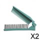 thumbnail image 1 of Peine de pelo plegable,Cepillo de viaje plegable portátil para el cabello,Peine plegable compacto de doble cabeza,Cepillo para el pelo,peine plegable,herramienta de peinado para 2 piezas, 1 of 8