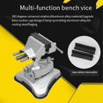 thumbnail image 2 of Heavy Duty Mechanics Household Vise Bench Small Bench Vice Clamp, 2 of 5