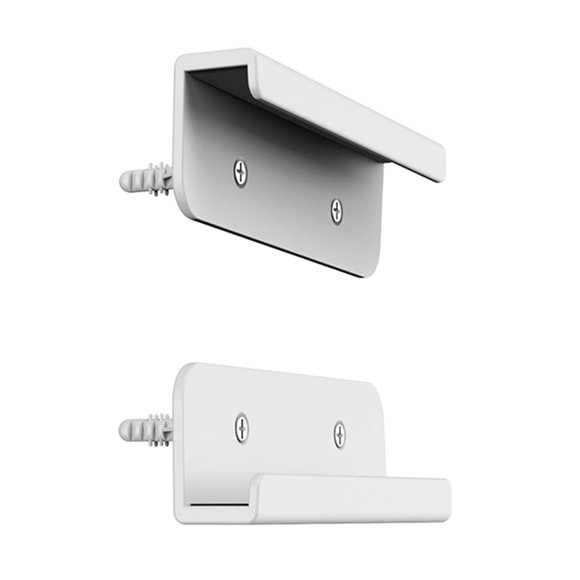 Wweixi Tablet Wall Mount Holder Easy Assembly Sturdy E Readers Stand for Study Room White White