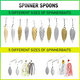 thumbnail image 2 of Señuelos Pesca  Bloosom Profesional,kit De Curricanes Pesca 102 Pcs Verde Lima, 2 of 4