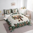 thumbnail image 3 of Feelyou Kawaii Retro Nutcracker Twin Bedding Sets 7-Piece, Christmas Plant Bedding Comforter Set, Kids Teen Child Reversible Sheet Sets, Microfiber Bedroom Decor, 3 of 7