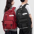 thumbnail image 3 of Junior High School School Bag New Mori Large Capacity Load Reduction Ins Backpack High School Appearance Level Backpack black, 3 of 6