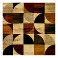 thumbnail image 2 of Unique Loom Cafe Collection Area Rug - Intenso (7' 10" Square Multi/Brown), 2 of 5