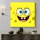 thumbnail image 2 of Cuadro Decorativo Bob Esponja Cara Canvas Listo Para Colgar 50x75cm Jungle Art Impresion Tela Arte, 2 of 6
