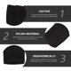 thumbnail image 5 of Greenadscape 1Par Calcetines Protectores Para Espinilleras De Fútbol En Nylon Negro Duradero, 5 of 6