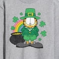 thumbnail image 3 of Garfield Rainbow Shamrocks - Men's Long Sleeve T-Shirt, 3 of 5