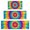 Colorful Tie Dye, variant on Orange Blue Tie Dye Mandala Pattern Kitchen Rugs Sets Of 3,Kitchen Runner Rugs Non Skid Washable,Decorative Kitchen Floor Mats for Kitchen,Sink,Laundry,17"x30" 17"x47" 17"x59"