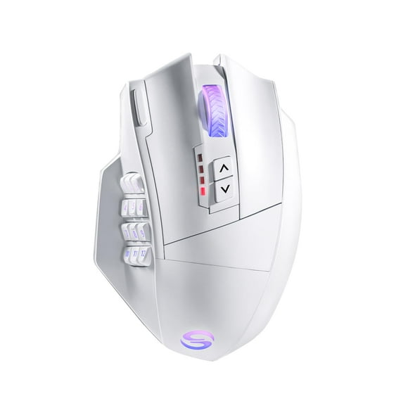 UtechSmart Venus Pro Wireless MMO Gaming Mouse 16000 DPI Optical Sensor 2.4 GHz Transmission Technology Ergonomic Design 16M Chroma RGB Lighting 16 Programmable Buttons Up to 70H