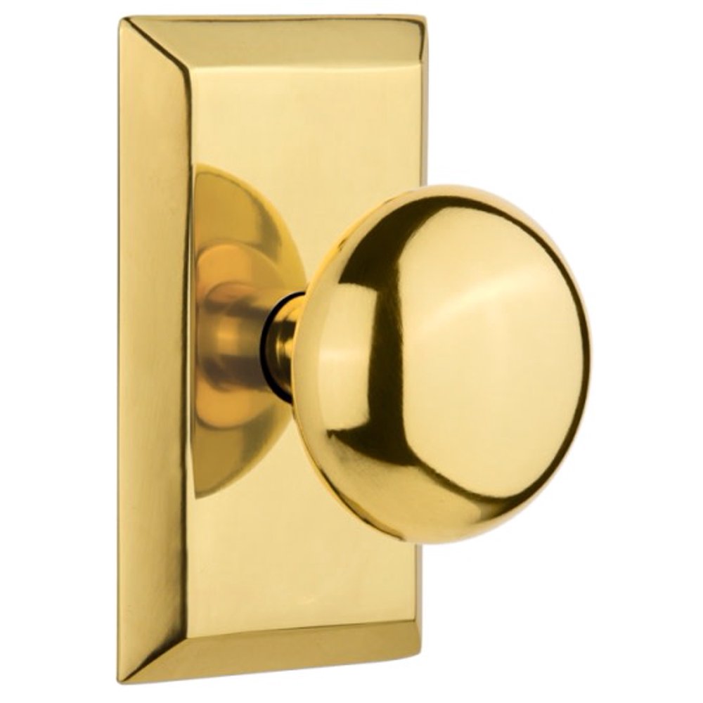 Nostalgic Warehouse Stunyk_Dp_Nk New York Solid Brass Dummy Door Knob