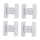 thumbnail image 2 of 4 piezas Cerraduras de nevera Cierras de puerta del congelador Portable Puerta de refrigerador fácil de bloqueo Cierre para pequeños cajones de, 2 of 9