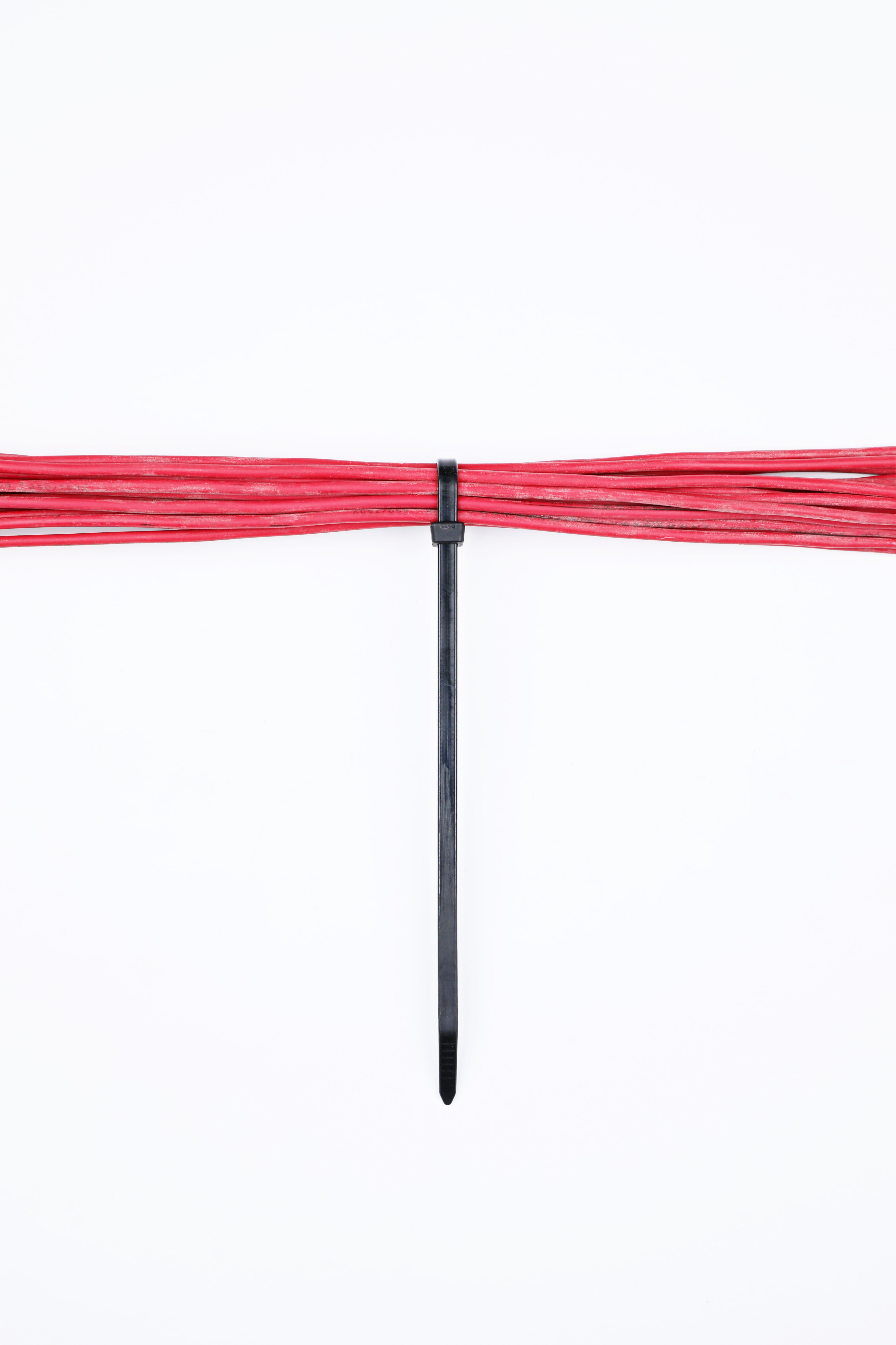 (2 pack) Hyper Tough 14inch Cable Tie Uv Black 20Pcs