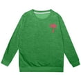 thumbnail image 1 of PMVFHDE Chandails en Molleton d'Automne pour Filles 2024 Sweat à Capuche Décontracté Imprimé Lettre Vert,110, 1 of 5