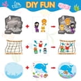 thumbnail image 3 of Juego de 36 pegatinas Craft Kit BWKoss para niños, escuela dominical, 3 of 7