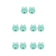 thumbnail image 3 of VONKY 2 Pieces Piano Fingers Trainer Hand Corrector Grips Sensitivity Strength Exerciser Silicone Training Device Soft Tools Cyan 5PCS, 3 of 6
