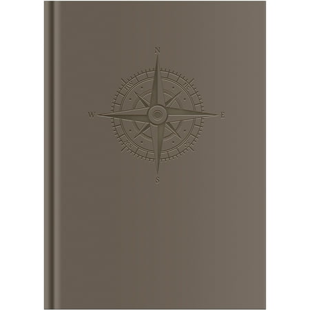 Grey Zone Hardbound Notebook 6"X8.75"-Compass Taupe, Pk 1, Pierre Belvedere