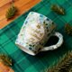 thumbnail image 4 of Seaglass Cup Full of Christmas, Christmas Seaglass Decoration, Holiday Seaglass Cup, Christmas Beach Decor, 4 of 7