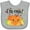 AC-Heather Grey, variant on Inktastic I'm One Pumpkin Birthday Autumn Boys or Girls Baby Bib