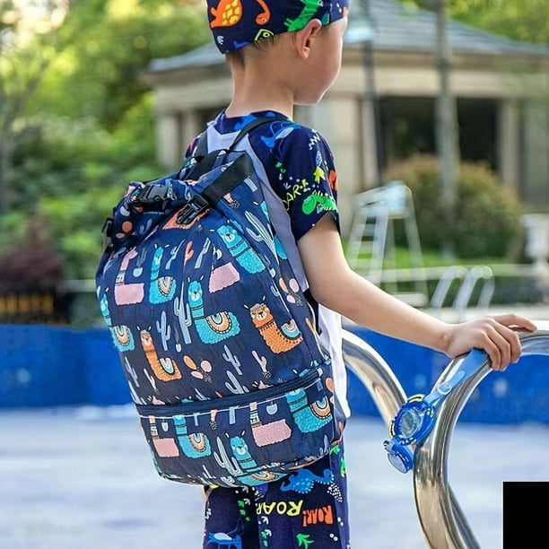 Drawstring Swimming Bag For Kids Dry And Wet Separation Backpack For Swimming Beach Bag UNBRAND Walmart en linea
