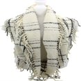 thumbnail image 2 of Plaid Infinity Scarf with Fringe – Fashion Colorful Lumberjack Unisex Scarf – Soft Winter Scarf, 2 of 4