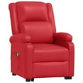 thumbnail image 2 of vidaXL Power Lift Massage Recliner Faux Leather Chair for Elderly Multi Colors, 2 of 14