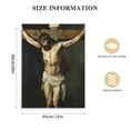 thumbnail image 2 of Nawypu Christ Crucified - Painting of Jesus on the Cross - Canvas Wall Art Unframed Jesus Pictures Print Poster for Living Room Bedroom Wall Decor, 2 of 5
