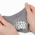 thumbnail image 7 of Women's Open-Toe Grip Socks for Yoga and Pilates with Non-Slip Soles and Arch Support - Gray, 7 of 7