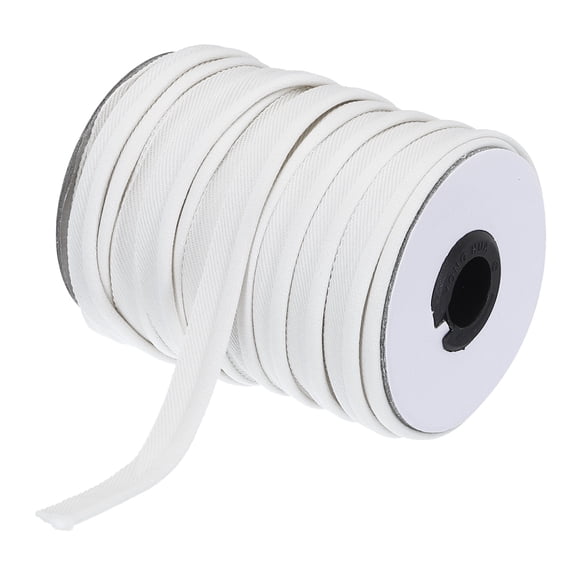 Uxcell 1Pcs Piping Cord Trim Piping Tape for Sewing DIY Crafting Fabric Edge Trim Bleach 1/2" x 30 Yard