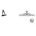thumbnail image 1 of Figura de pensador de escritorio, adorno, escultura abstracta, metal, para colgar en la pared, diseño creativo, material resistente, ideal para estant, 1 of 8