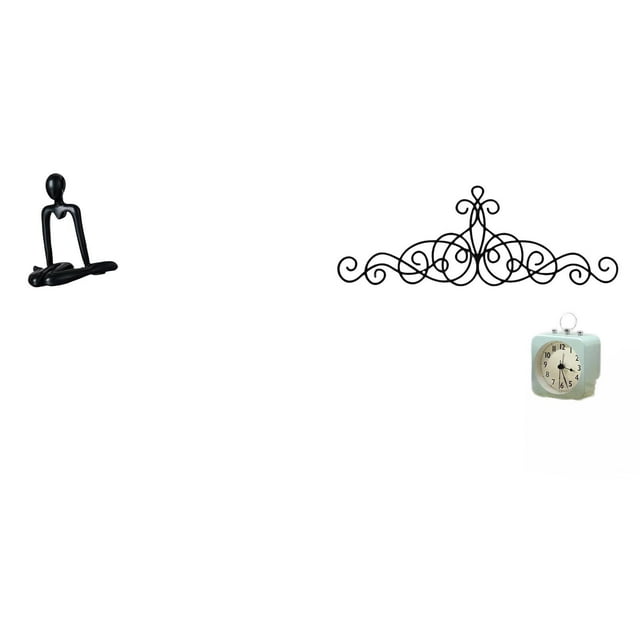 Figura de pensador de escritorio, adorno, escultura abstracta, metal, para colgar en la pared, diseño creativo, material resistente, ideal para estant