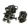 Graco Ready2Grow LX Duo Double Baby Stroller + Car Seat Travel System, Gotham