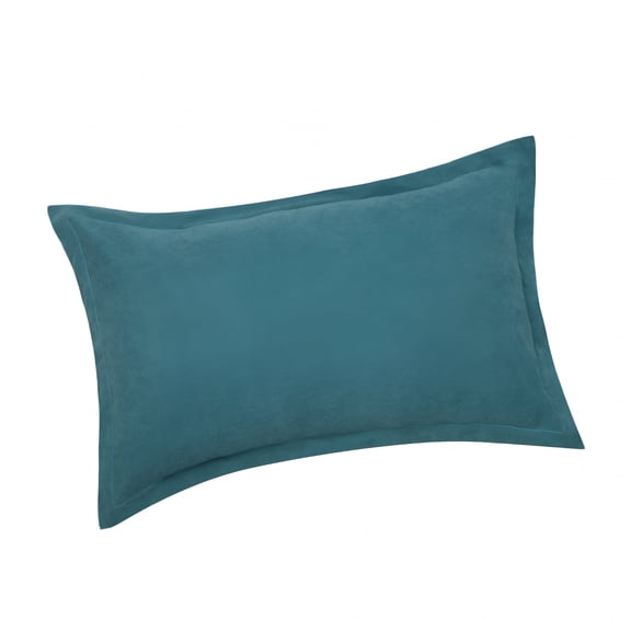 AUQ 2-Pcs Solid Color Pure Cotton Flannel Pillowcases Bed Pillow Cases-Hypoallergenic