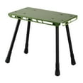 thumbnail image 3 of Almencla Table de Camping Tabouret de Camp Robuste Portable pour Voyage Concert Randonnée Vert, 3 of 8