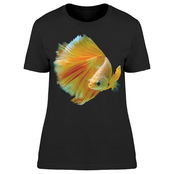 Siamese Betta Yellow T-Shirt Women -Image by Shutterstock, Female Large