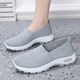 thumbnail image 3 of Womens Orthopedic Slip on Walking Shoes Comfort Anti Skid Nursing Work Sneakers with Arch Support, 3 of 5