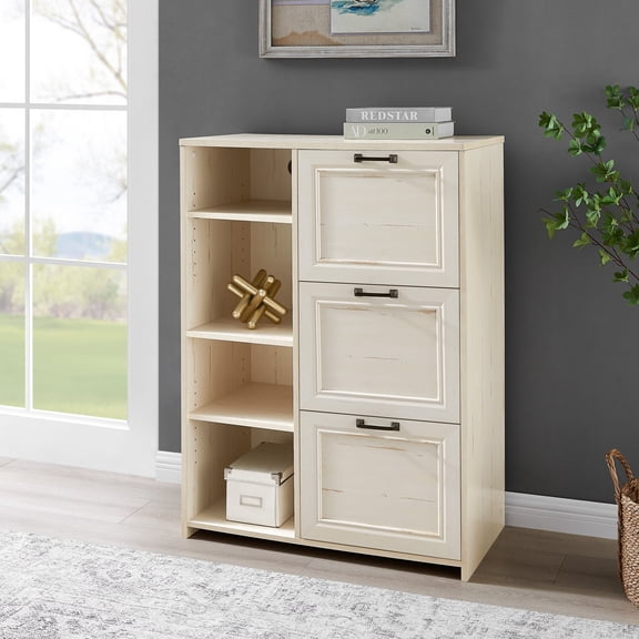 Graham 43" Lateral Filing Cabinet in White