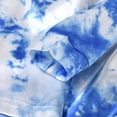 thumbnail image 5 of Multitrust 2Pcs Unisex Kids Pajama Set Tie-Dyed Long-Sleeves Top Loose Pants Sleepwear Suit, 5 of 8