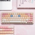 thumbnail image 7 of Alikpop 148 Keys MAO Profile Cute Ragdoll Cat Keycaps, Custom Set for 100% 75% 65% 60% Mechanical Keyboards, Cream Pink, 7 of 7