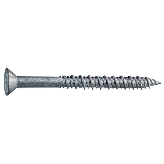 1/4" x 2-3/4" 410 Stainless Phillips Flat Head Concrete Screws (50 pcs.)