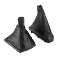 thumbnail image 2 of Car Gear Shifter Gaiter Dust Boot Cover, Handbrake Boot Black Artificial Leather Cover Gaiter Fit For OPEL ASTRA2Pcs/Set, 2 of 8