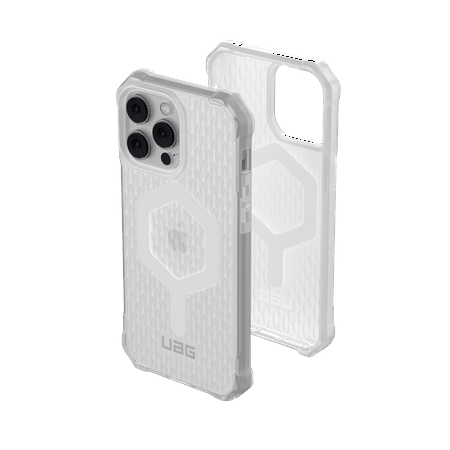 UAG Designed for iPhone 14 Pro Max Case Clear Ice 6.7" Essential Armor Build-in Magnet Compatible with MagSafe Charging Ultra Thin Ergonomic Translucent Protective Cover by URBAN ARMOR GEAR