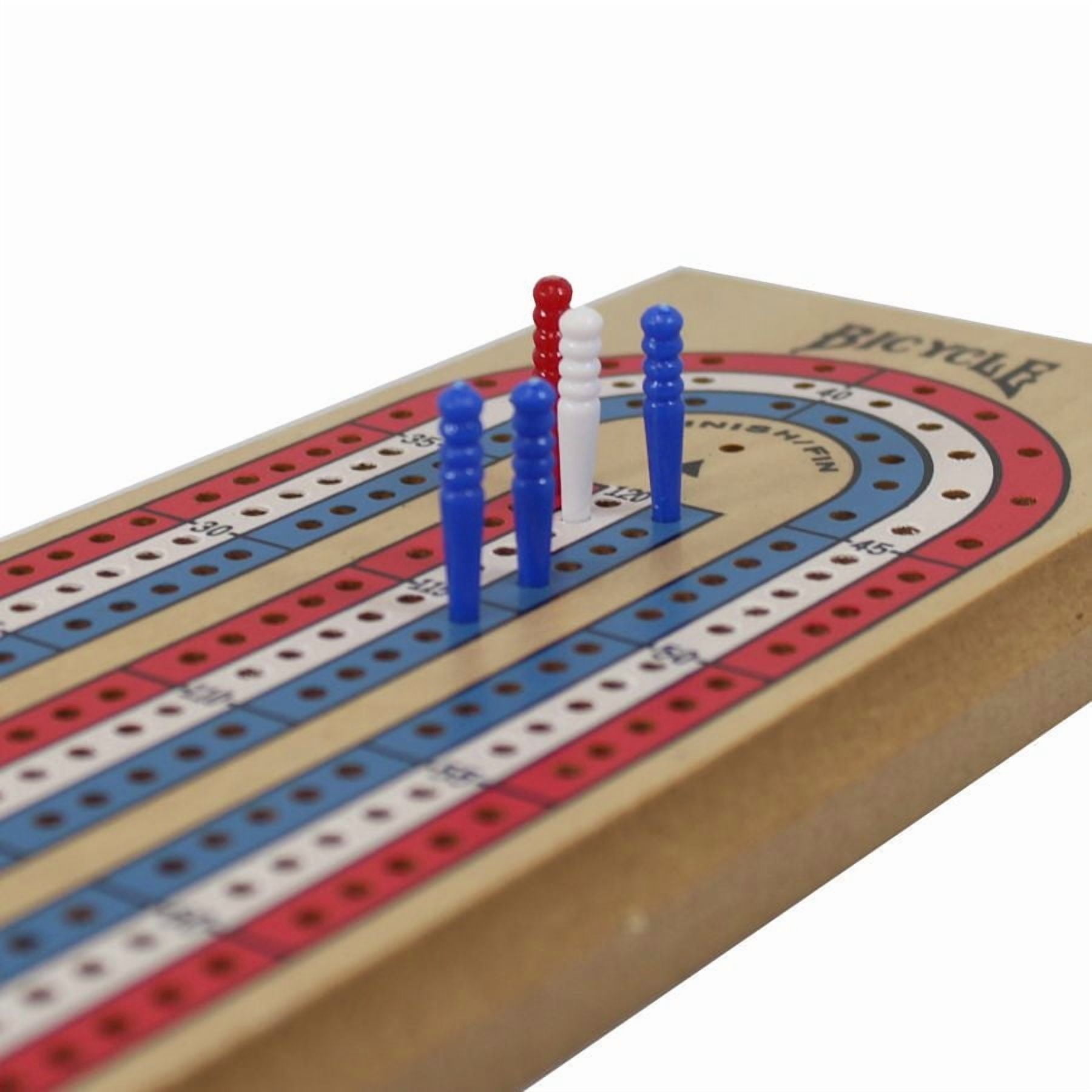 Bicycle® 3 Lane Cribbage Board