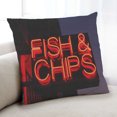 thumbnail image 1 of Ahgly Company Neon Neon Indoor Throw Pillow, 18 inch by 18 inch, 1 of 6