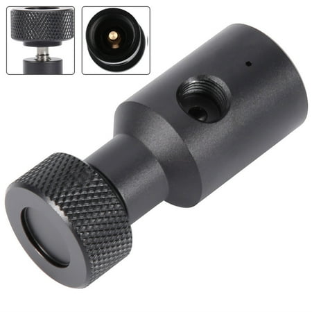 CO2 Refill Adapter, Precise Design Black CO2 Refill Connector, For Fits