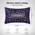 thumbnail image 5 of Pofeuu Lavender Flowers Print Satin Pillowcase for Hair and Skin Pillow Cases, Silk Pillow Cases, Soft Cooling Pillow Covers, 20x30 Inches（Pillow core not included）, 5 of 7