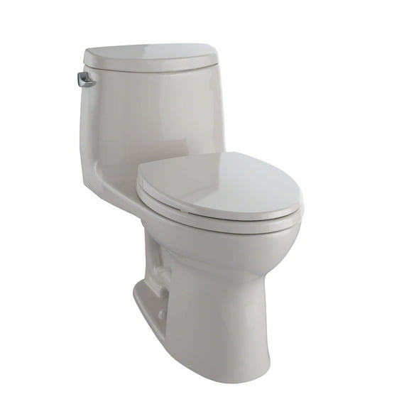 Gwyneth 1.28 GPF Elongated 1 Piece Toilet with SanaGloss Finish: Sedona Beige
