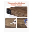 thumbnail image 4 of Coffee Bar Cabinet, 47.3" Farmhouse Coffee Station w/ Barn Doors & 4 Tier Storage, 4 of 9