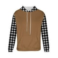 thumbnail image 4 of Men's Sweatshirt Hoodies Pullover Hooded Top Casual Hoodie with Pockets Khaki XXL, 4 of 4