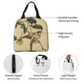 thumbnail image 3 of Yiaed Vintage Bird Print Insulated Lunch Bag Reusable Cute Tote Lunch Box, Leakproof Cooler Lunch Bags for Work Office Travel School Picnic, 3 of 5